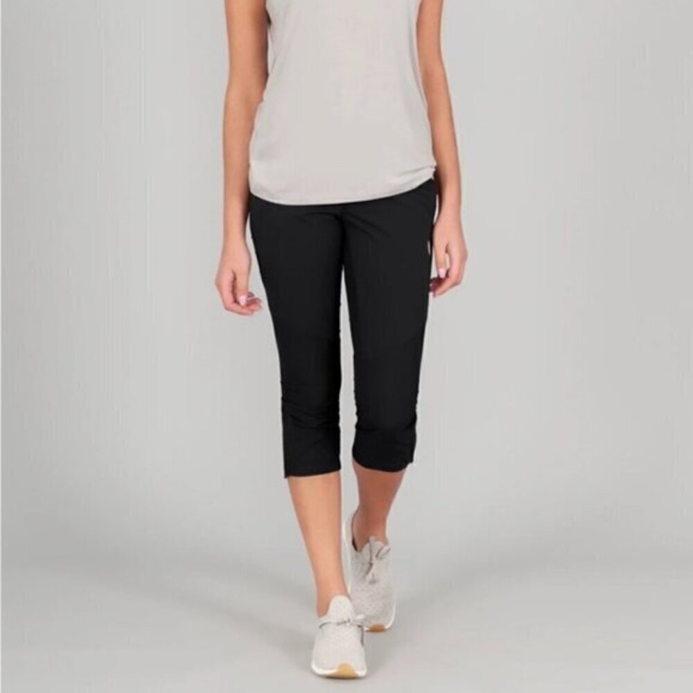 Indygena Black Fos Capri Pants size S